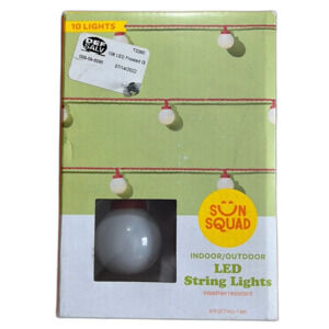 Sun Squad Indoor/ Outdoor LED Light String NIB